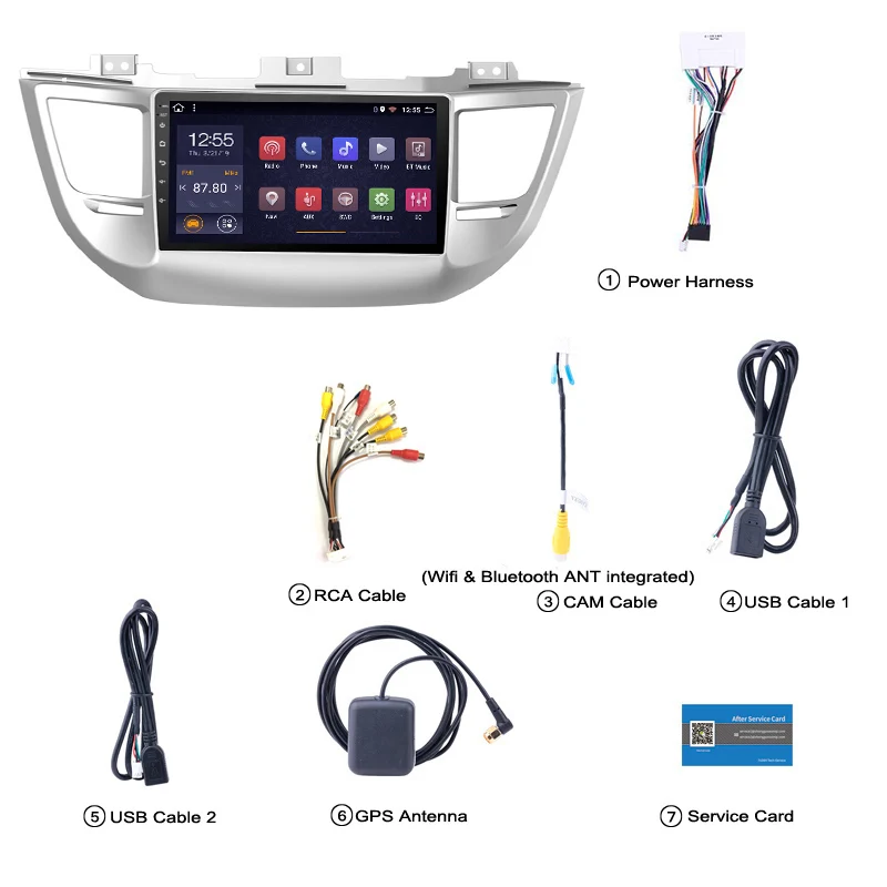 Cheap 2G RAM 32G ROM 9 inch android 8.1 For Hyundai Tucson 2015-2018 car multimedia GPS navigation system 5