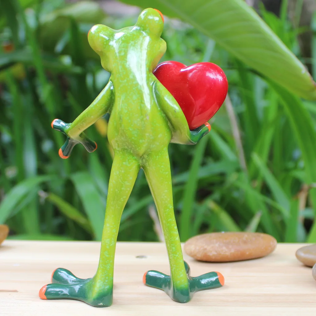 2 шт животное лягушка Фея Сад статуэтки, микро Пейзаж украшения дома аксессуары подарок на день рождения сувениры