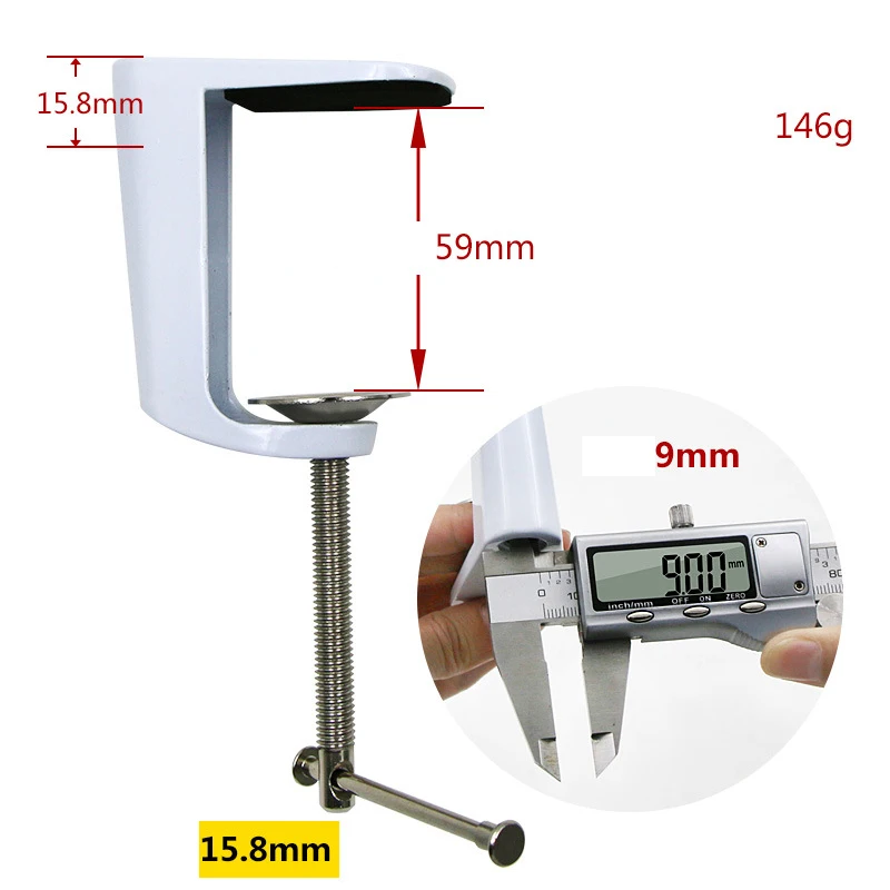 Алюминиевый миниатюрный маленький держатель зажим для настольной скамьи тиски зажим для инструмента для настольной лампы аксессуары для освещения