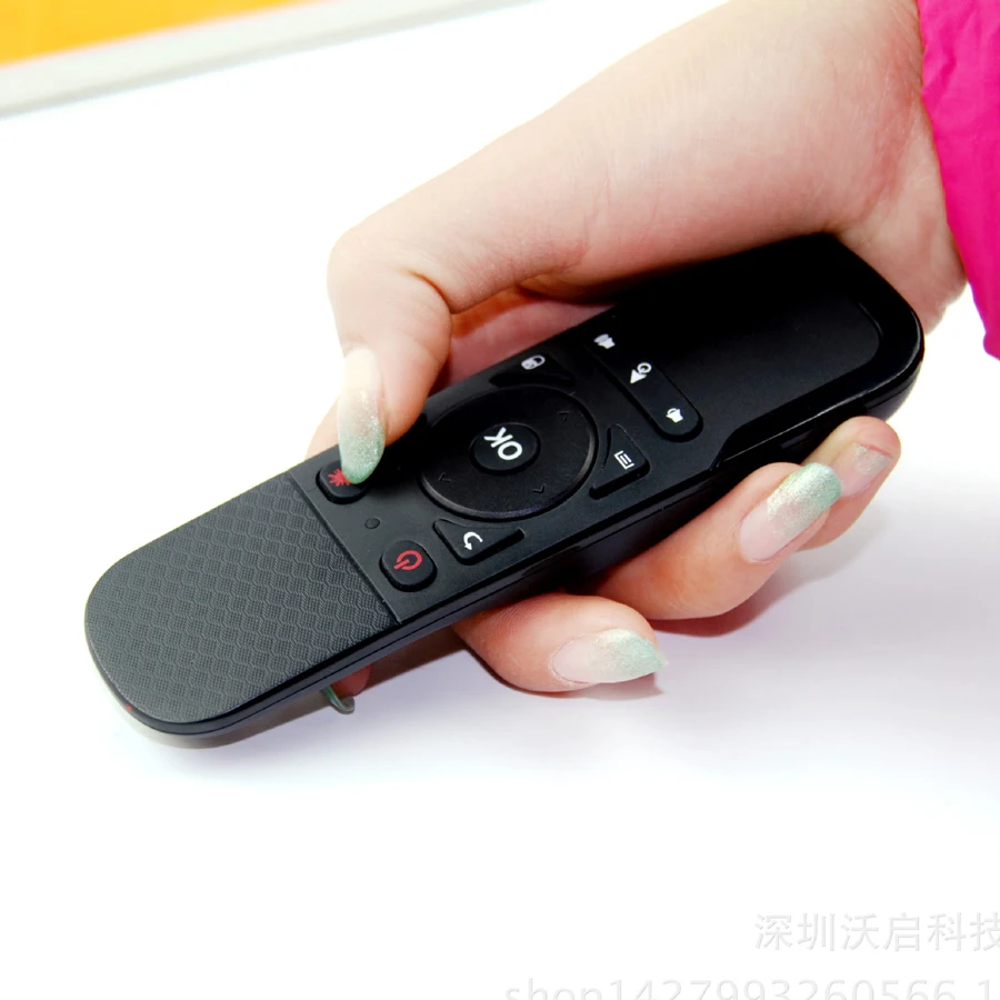 AUN 2 в 1 Fly Air mouse + лазерная ручка 4G беспроводной пульт дистанционного управления