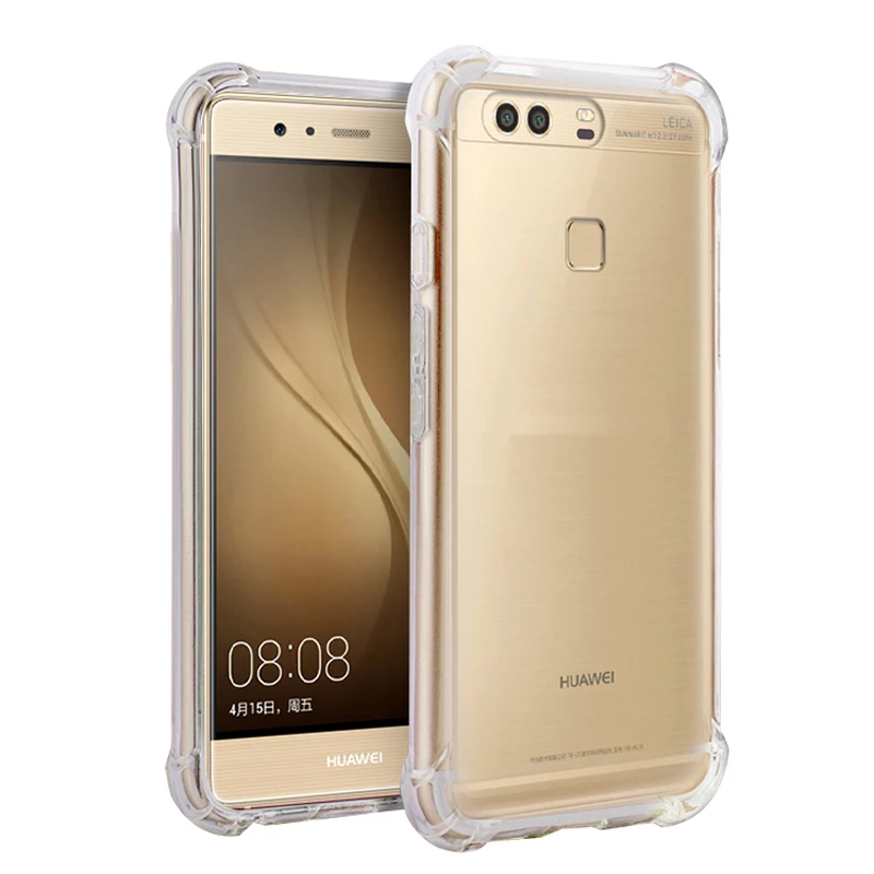 Jamular Airbag противоударный Прозрачный чехол для телефона Huawei P10 силиконовый