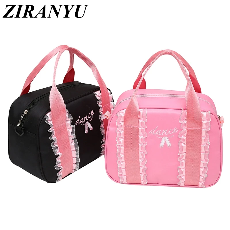 

New child Single Shoulder travel bag children Dance bag children tote bag Pink fashion Weekend Handbag Lei dance bag