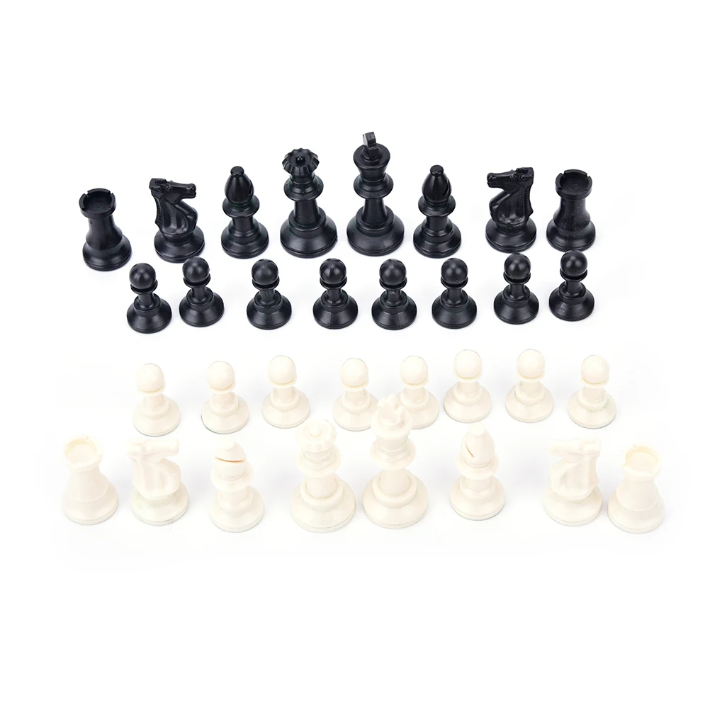 32 шт средневековые шахматы шт/пластиковый комплект шахмат с другом играть шахматы для расслабления 65 мм высота