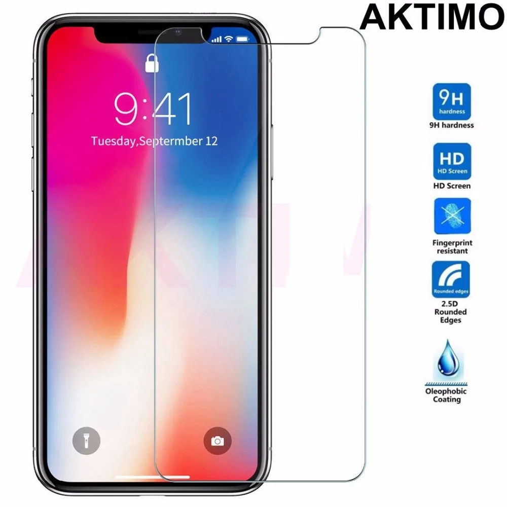 9H 0.26mm Explosion Proof Tempered Glass For iPhone X Ten