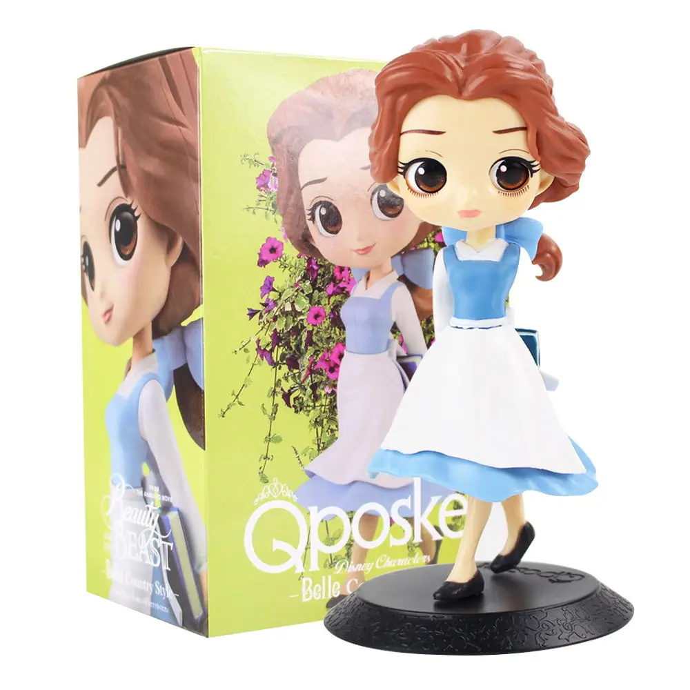 With Box A Q Posket Куклы Принцесса Белль стиль страны ПВХ фигурка Коллекционная Qposket фигурка игрушка - Цвет: With Box A