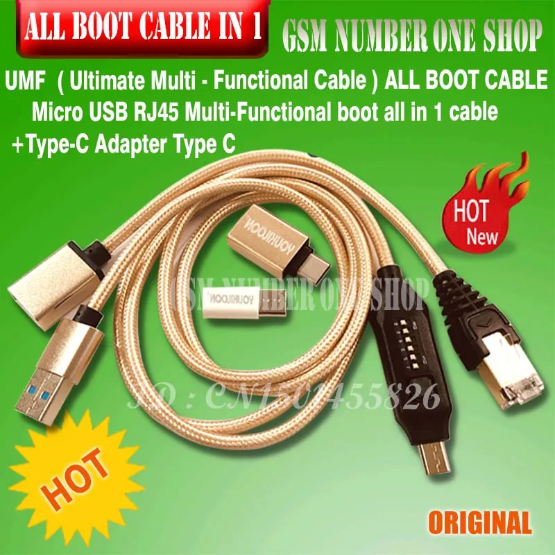 UMF ALL IN 1 BOOT CABLE - GSMJUSTONCCT - SHARK -A1