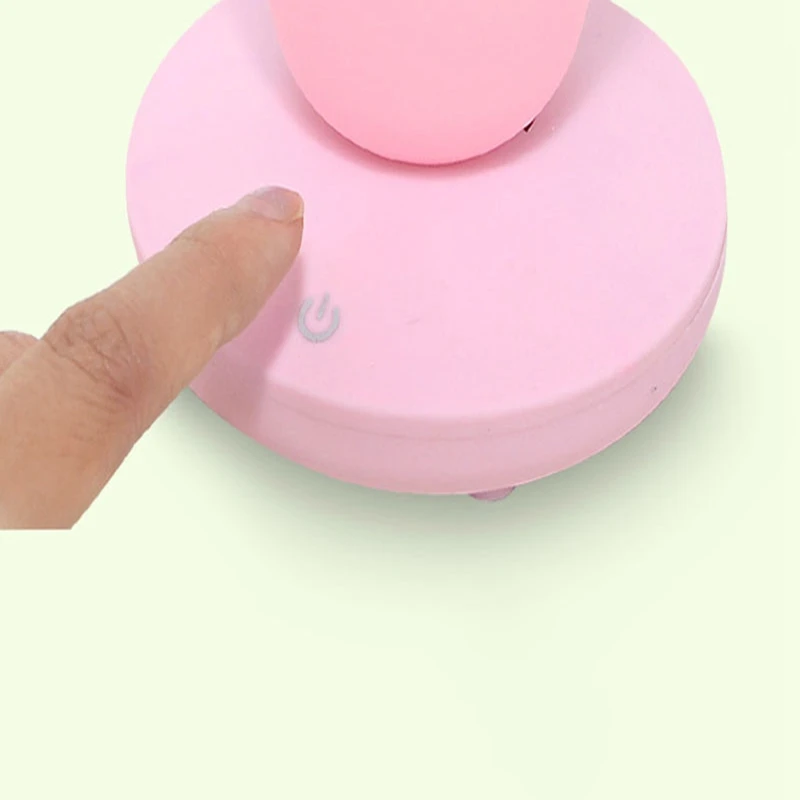 Novelty Little Cute Girl Radish Night Light Touch USB Charging Bedside Table Lamp Atmosphere Eyes Protection Decorative Light (11)