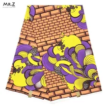 Спецакции на продажу, Анкара Африки полиэстер воск принты ткань воск высокое качество 6 ярдов африканская ткань для вечерние платье