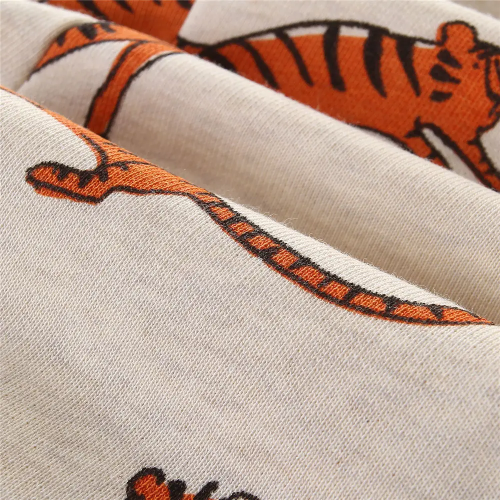 Littlemandy/штаны для мальчиков; хлопковые детские брюки для мальчиков с тигром; коллекция года; осенне-зимняя одежда для малышей; свитер; брюки; детские леггинсы