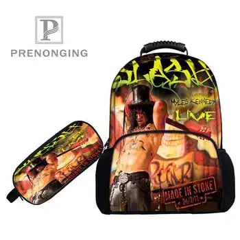 

Custom 17inch slash-guns-n-Backpacks Pen Bags 3D Printing School Women Men Travel Bags Boys Girls Book Computers Bag#1031-3-54