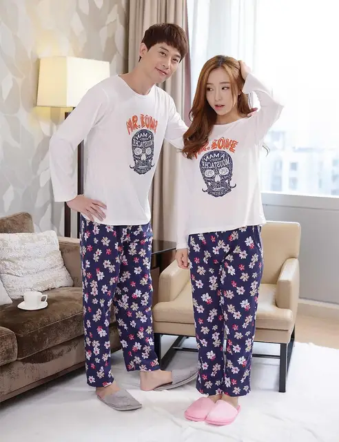 couple matching nightdress