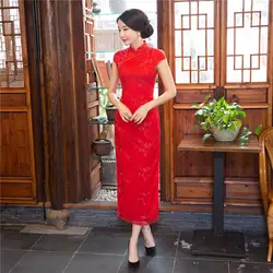 Шанхай история китайский стиль платье длинное Ципао платье китайский стиль платье Китайский длинный Восточный платье кружево cheongsam qipao