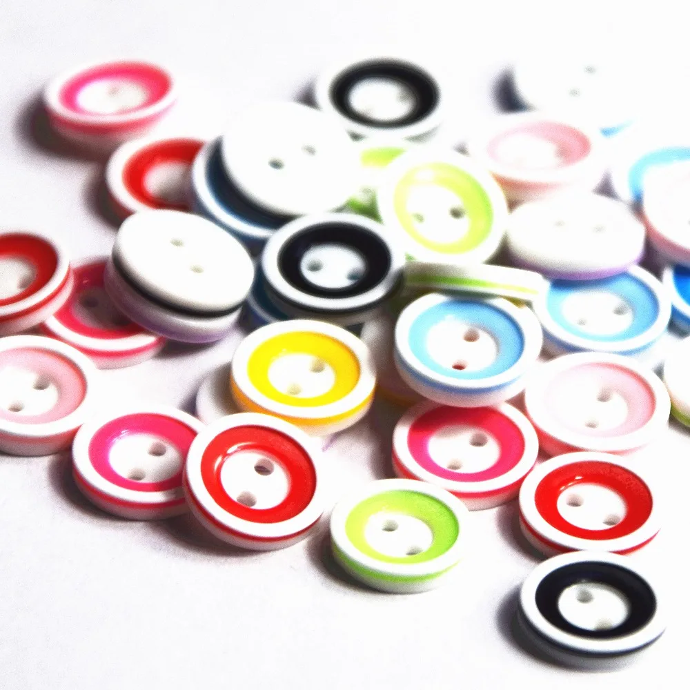 13mm DIY plastic buttons lovely round shape sewing clothes button for