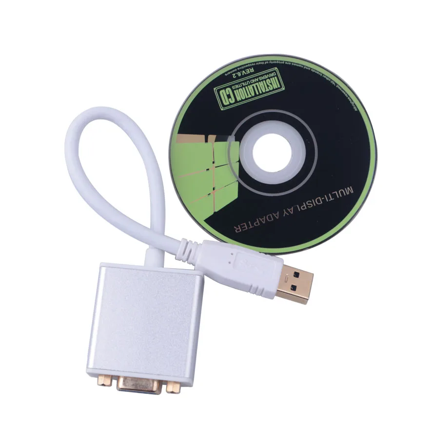 Elistooop USB 3,0 для VGA видео Дисплей внешний кабель-адаптер 1080 P@ 60 Гц мужчин и женщин для ПК ноутбук Windows