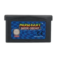 

Mari Kart Super Circuit English Language EU Version 32 Bit Handheld Video Game Cartridge Console Card