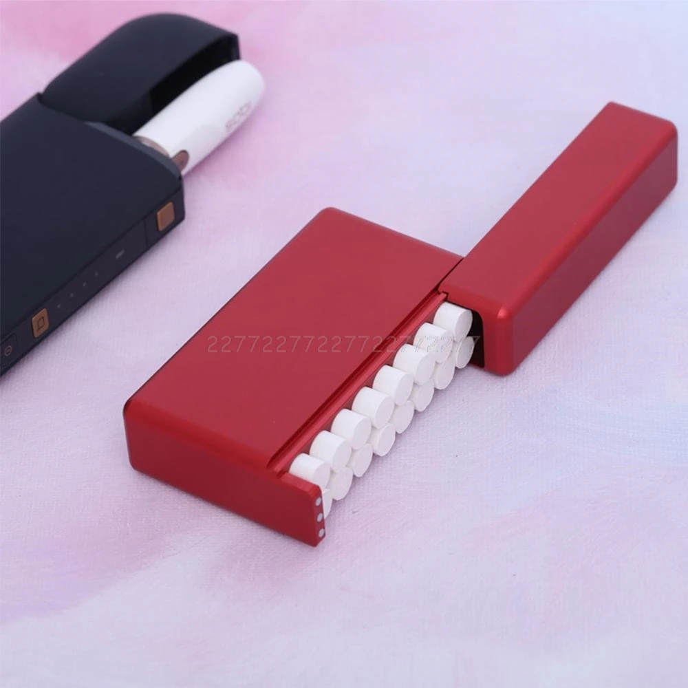 

18 Holes Protective Sleeve Aluminum Alloy Metal Cigarette Case Holder Box for IQOS Accessories Je13 19 Dropship
