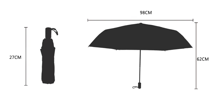 Креативный зонт от солнца Маленький принц Женский Зонт от дождя Солнечный зонт 3 Складной 8 ребер зонтик ветростойкий каркас Paraplu