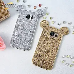 Корпус для KISSCASE для Samsung Galaxy S8 Plus S6 S7 Edge Mickey Mouse Плакировочная рамка для Samsung Galaxy S8 S6 S7 Корпус для Galaxy S8 Plus S6 S7 Edge Корпус для Galaxy S8 Plus S6 edge S7 Edge