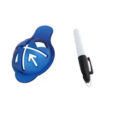 Набор для гольфа держатель мяча для гольфа Маркер Инструмент с маркером Ручка Портативный мяч для гольфа инструмент для выравнивания