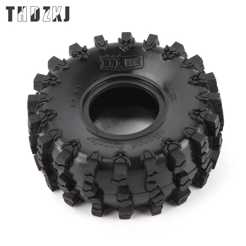 

4PCS D1RC Super Grip Two-stage Sponge RC CRAWLER CAR 2.2 Inch RC Thick Wheel Tires FOR 1:8 SCALE Axial 90018 90048 90045 90031