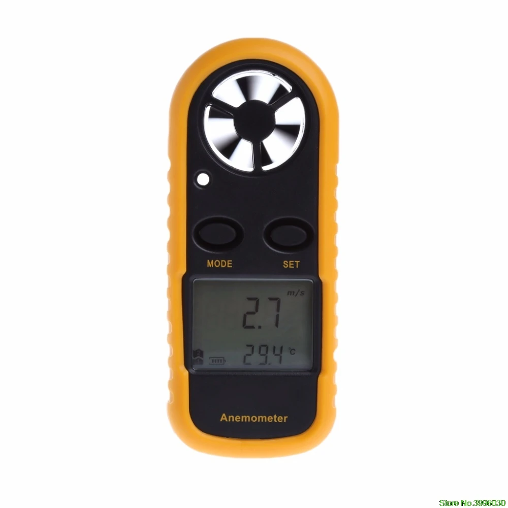 

GM816 Mini Digital Anemometer Wind Speed Temperature Tester w/LCD Backlight
