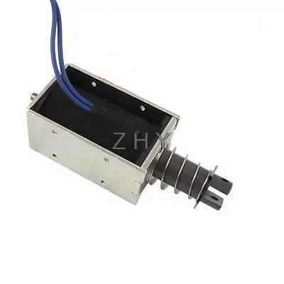 

DC 24V 0.8A Push Type Open Frame Solenoid Electromagnet Wqloa