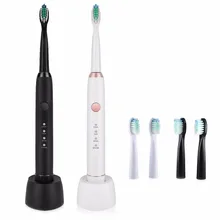 Sarmocare M100 Wireless Rechargeable with 4 brush heads Ultrasonic Electric toothbrush IPX7 Waterproof Whitening Teeth Brush