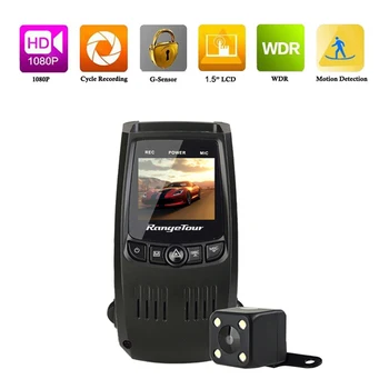 

Dual Lens Auto Camera 2018 New 170 Degree + 4LED F5 Plus Full 1080P Multilingual Night Vision Mini Hidden Car DVR Dashcam