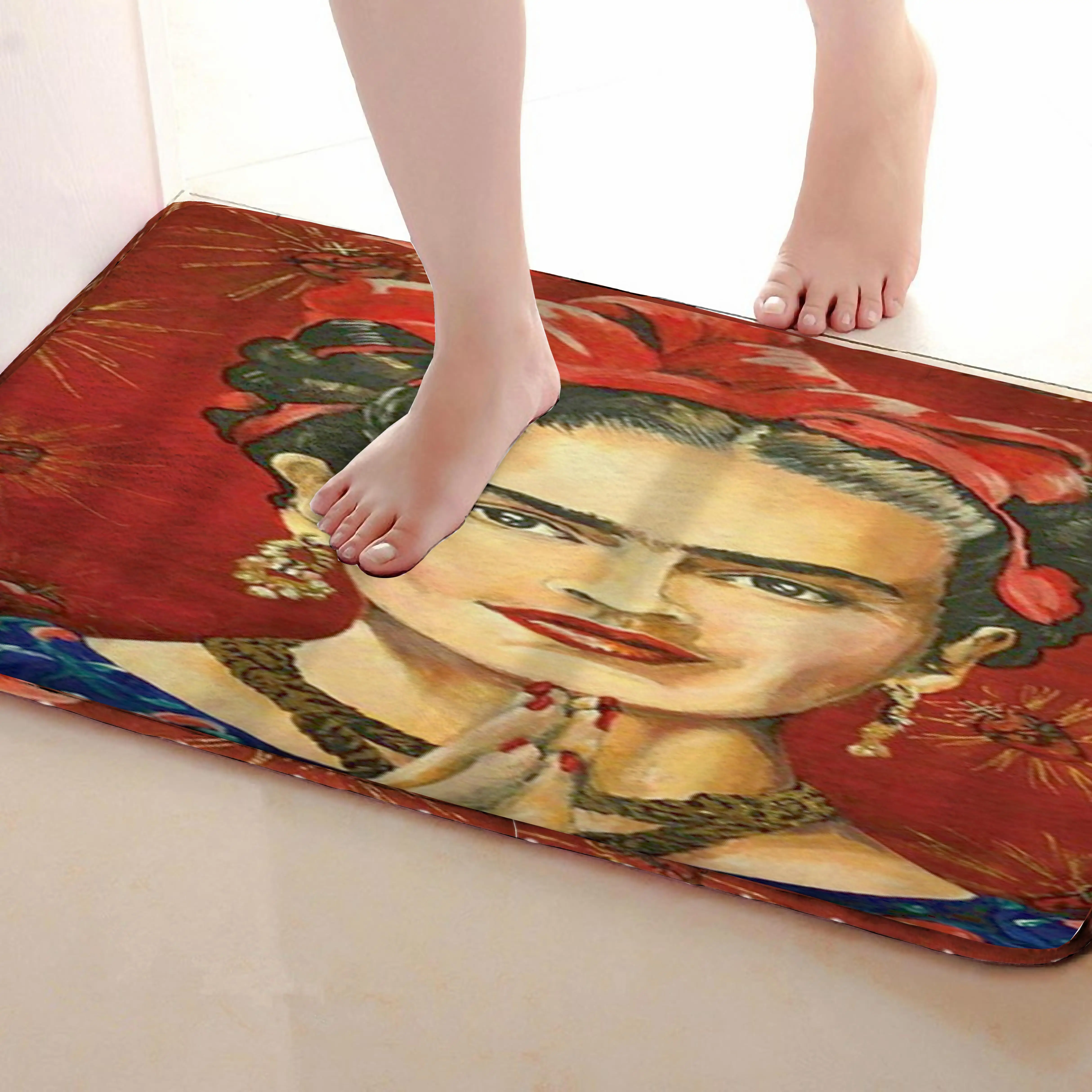 Женский стиль коврик для ванной комнаты, смешной Противоскользящий коврик для ванной, занавеска для душа s аксессуары, соответствующие вашей душевой занавеске