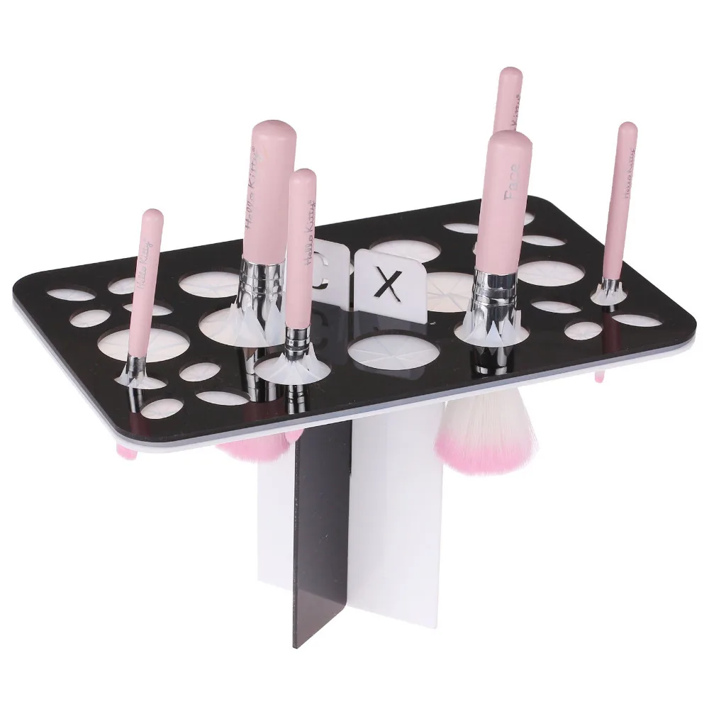 

AiceBeu 26 Holes Stand For Brush Holder Make Up Drying Rack Organizer Shelf Tree Organizer Cosmetic Brushes Dryer Stand Tool