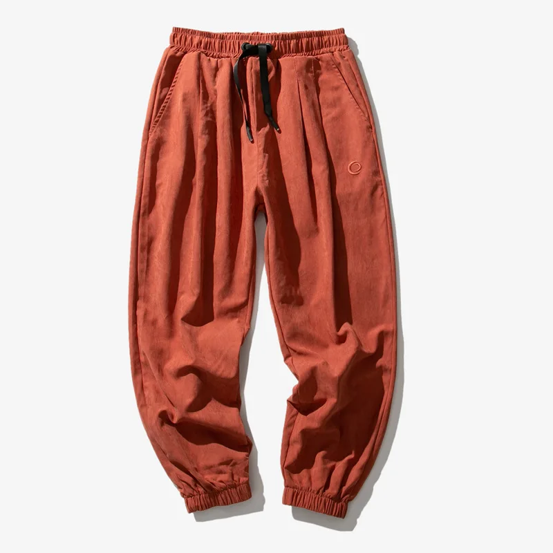 New spring and summer casual pants men's thin beam foot harem pants men's loose pants Japanese casual tide brand nine pants