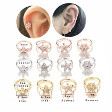 Sellsets 1 шт. серьга-Кольцо из нержавеющей стали ворона Астра Шарм CZ Daith Tragus ладья пирсинг губы ухо манжеты функциональные Украшения для тела