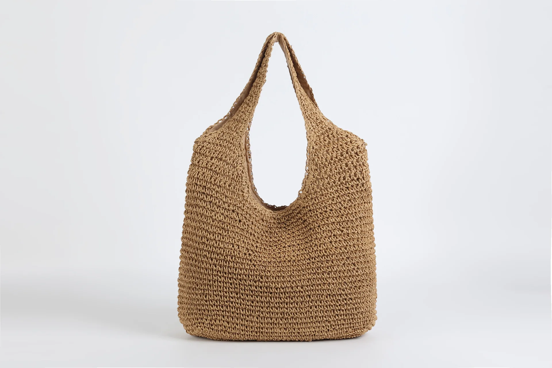 Sac crochet seau boheme