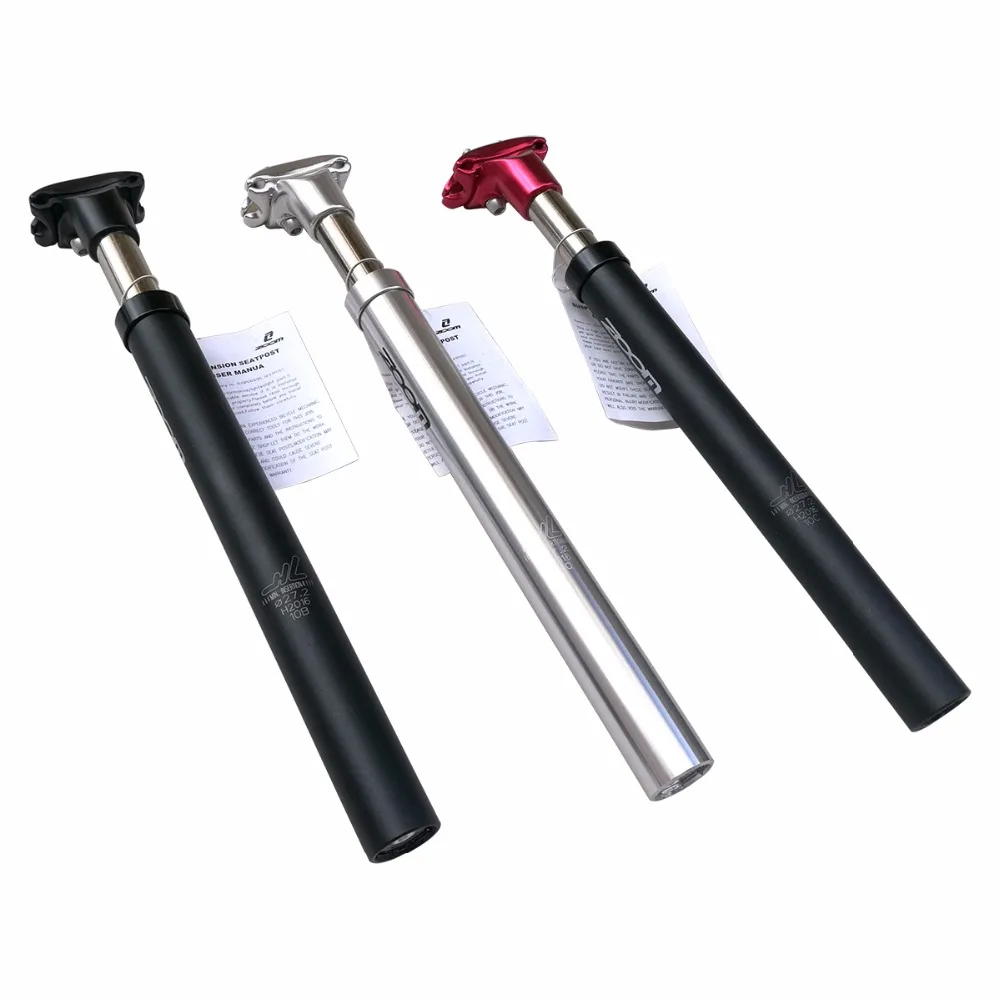 ZOOM MTB Road Bike Bicycle Saddle Seat post Seatpost Hydraulic Suspension 50mm Travel