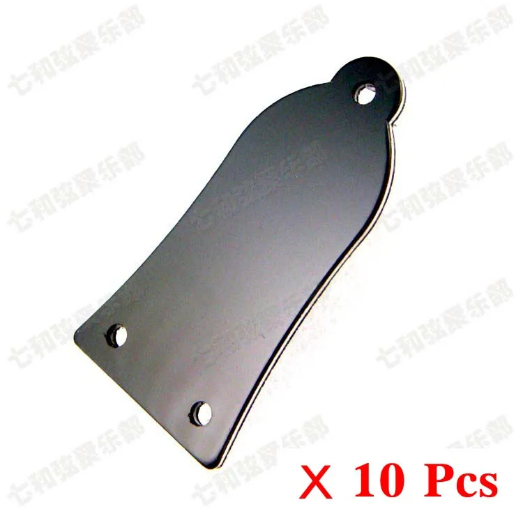 10 Pcs Black Plastic Truss Rod Cover For Acoustic Electric