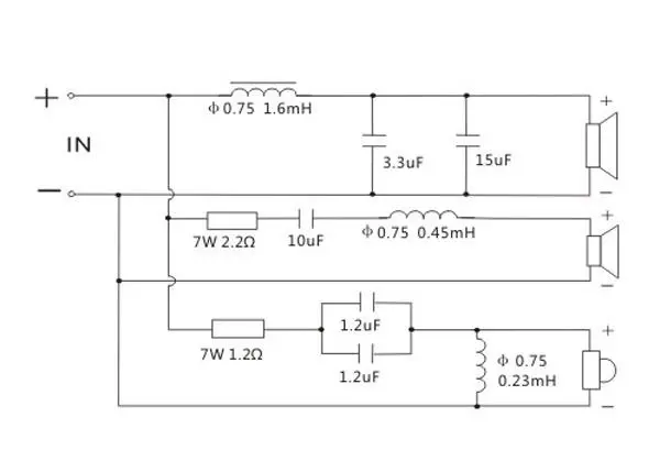 2 шт. KASUN L-380C 3 Way 3 блок 200 Вт Hi-Fi аудио динамик кроссовер с делителем частоты фильтры