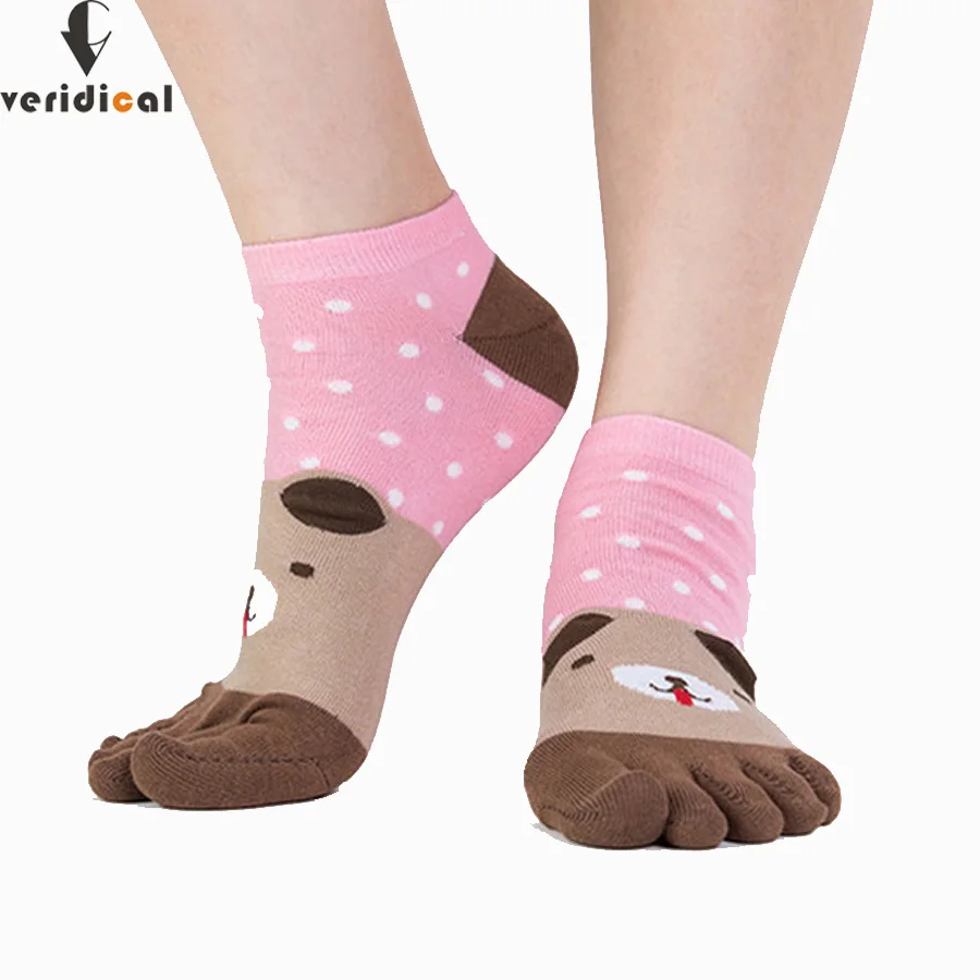 Buy VERIDICAL 5 pairs/lot 3D five fingers socks for