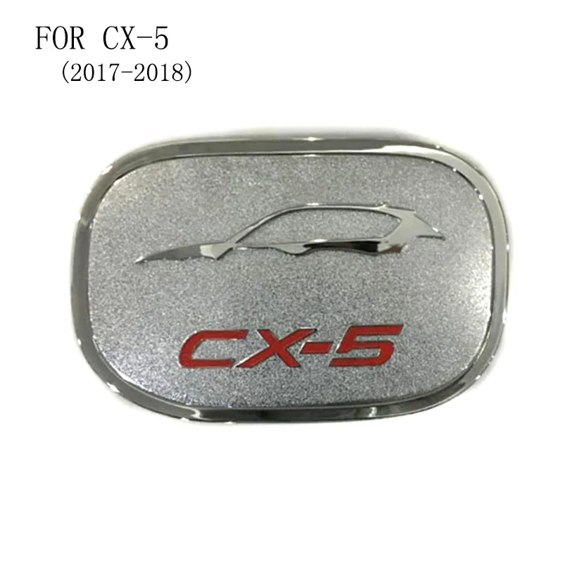 

Car Styling Decoration Chromed ABS Sticker Of Fuel Tank Cap Gas Cap Tank Cover FIT For Mazda CX-5 CX5 CX 5 2017 2018