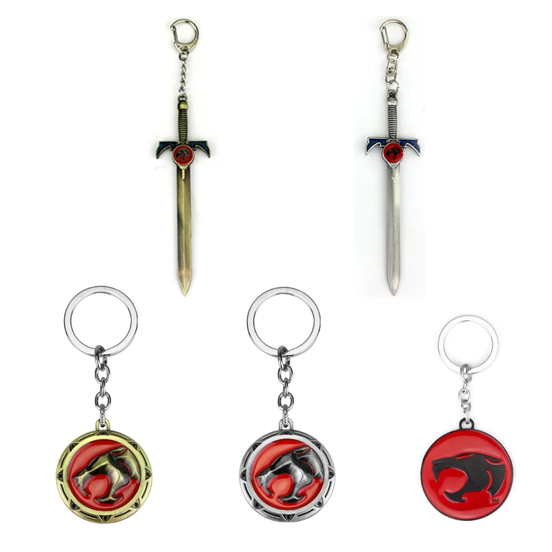 

Thundercats Sword Alloy Pendent High Quality Keyring Keychain Gift For Man Woman Fans Movie Jewelry Souvenirs Dropshipping