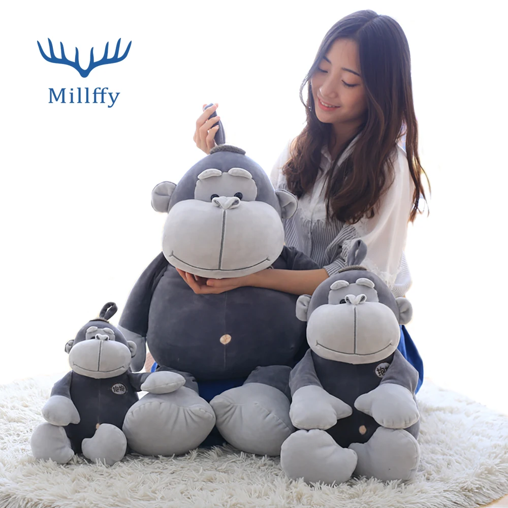 

Millffy new plush gorilla stuffed dolls chimpanzee jungle animals monkeys creative children birthday gift toy