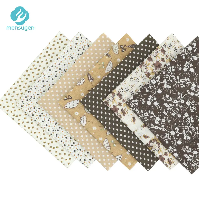 7 pcs/lot 25cm*25cm or 50cm*50cm Printed Cotton Fabric for Patchwork Quliting Scrapbook Material Sewing Telas Tilda Doll Cloth