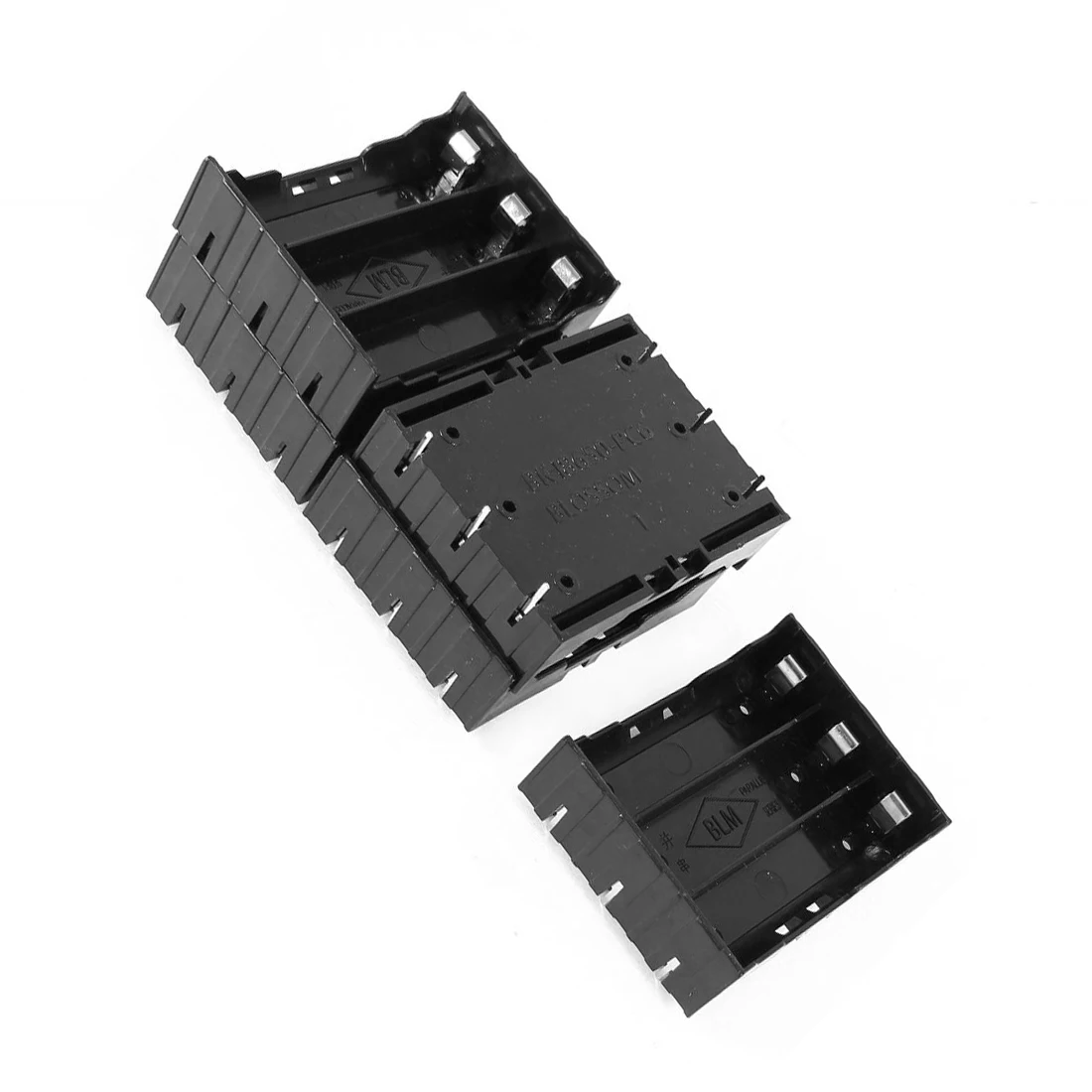 SCLS новый бренд 5 шт. черный пластик 3x3 7 В 18650 батареи 6 Pin держатель чехол| |