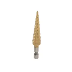 

Step Cone Drill Bit Hole Cutter 3-12MM HSS Great For Sheet Metal
