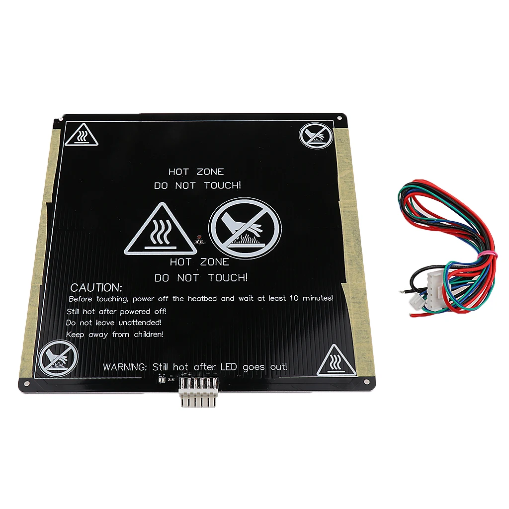 NEW 12V MK3 220X220mm Aluminum Board PCB Heatbed Heat Bed For Reprap 3D Printer XHeat Bed For 3d Printer Accessories