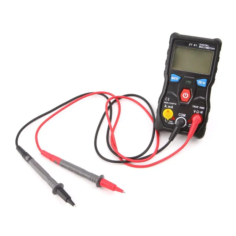 

ZT-S1 Digital Multimeter Tester Autoranging True Rms Automotriz Mmultimetro With Intelligent NCV DATA HOLD LCD Backlight+Flashli