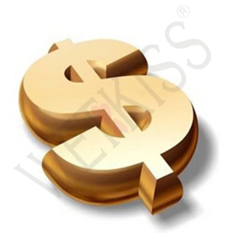 

A Extra fee to pay or extra price to pay USD 1 / pieces,Only for Clients to Pay Order Price Difference or Extra Shipping Fee