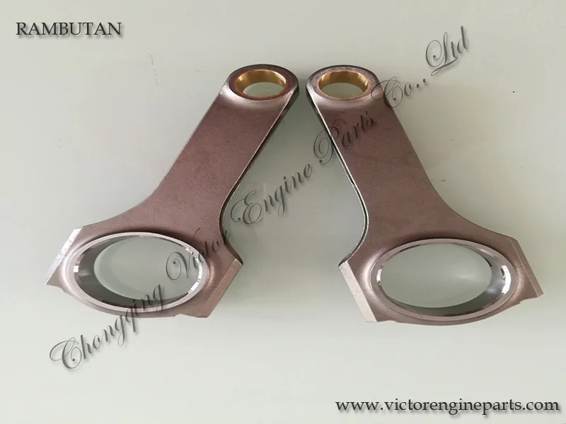 

H-beam forged steel connecting rod with bolts for Toyota 1NZ quality warranty