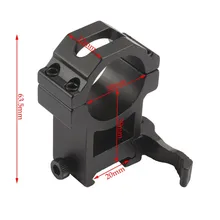 Mizugiwa тактический 30 мм прицела QD винтовка База 20 мм Пикатинни адаптер Уивер ствола Оптические прицелы Принадлежности для охоты CAZE