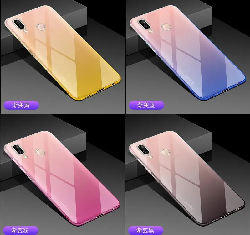 

Ultra Thin Gradient Soft TPU Cover Case For ASUS ZenFone Max Pro M2 ZB631KL Soft TPU Back Capa Housing