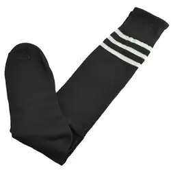 Горячая Распродажа Basenall колено высокие ботильоны Для мужчин Для женщин носки с черный, белый цвет в полоску